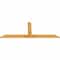 Ekena Millwork Portland Rough Sawn Timber Gable Bracket, Western Red Cedar, 96"W x 36"H x 2"D x 6"F, 9/12 Pitch GBW096X36X0206POR00RWR - alternate 3
